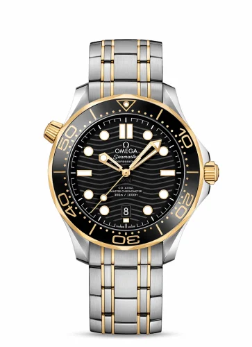 Omega Seamaster Diver 300M Master Co-Axial 42 Stainless Steel / Yellow Gold / Black / Bracelet 210.20.42.20.01.002 (21020422001002)